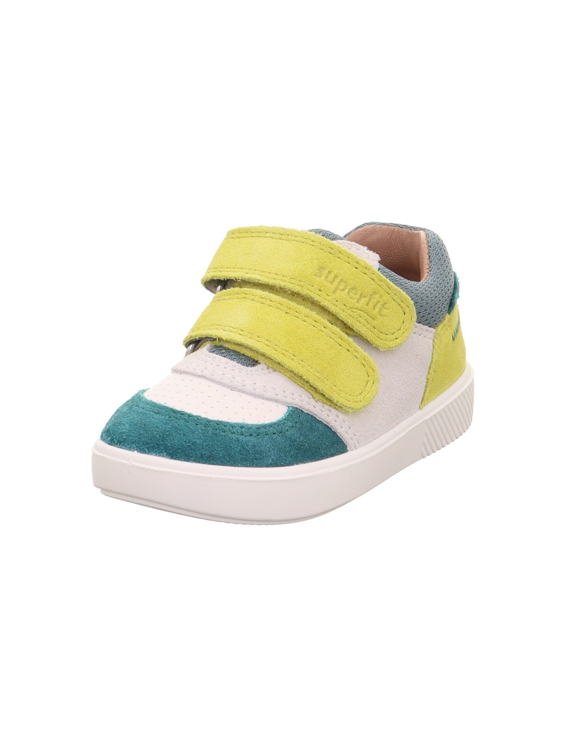 Superfit SUPIES WMS: mittel Klettschuh Sneaker, Freizeitschuh im Retro Look, Größenschablone zum Download