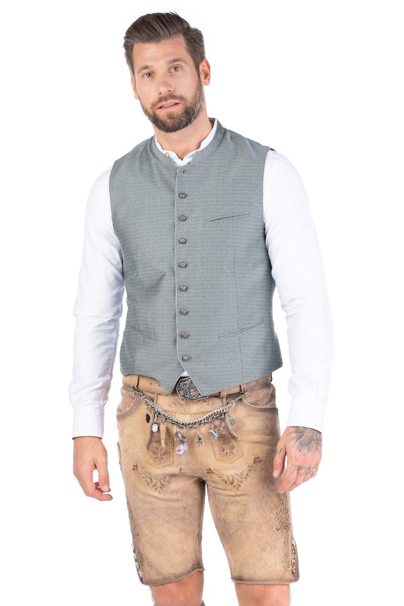 Maddox Trachtenlederhose Lederhose Herren kurz - RONN - weide