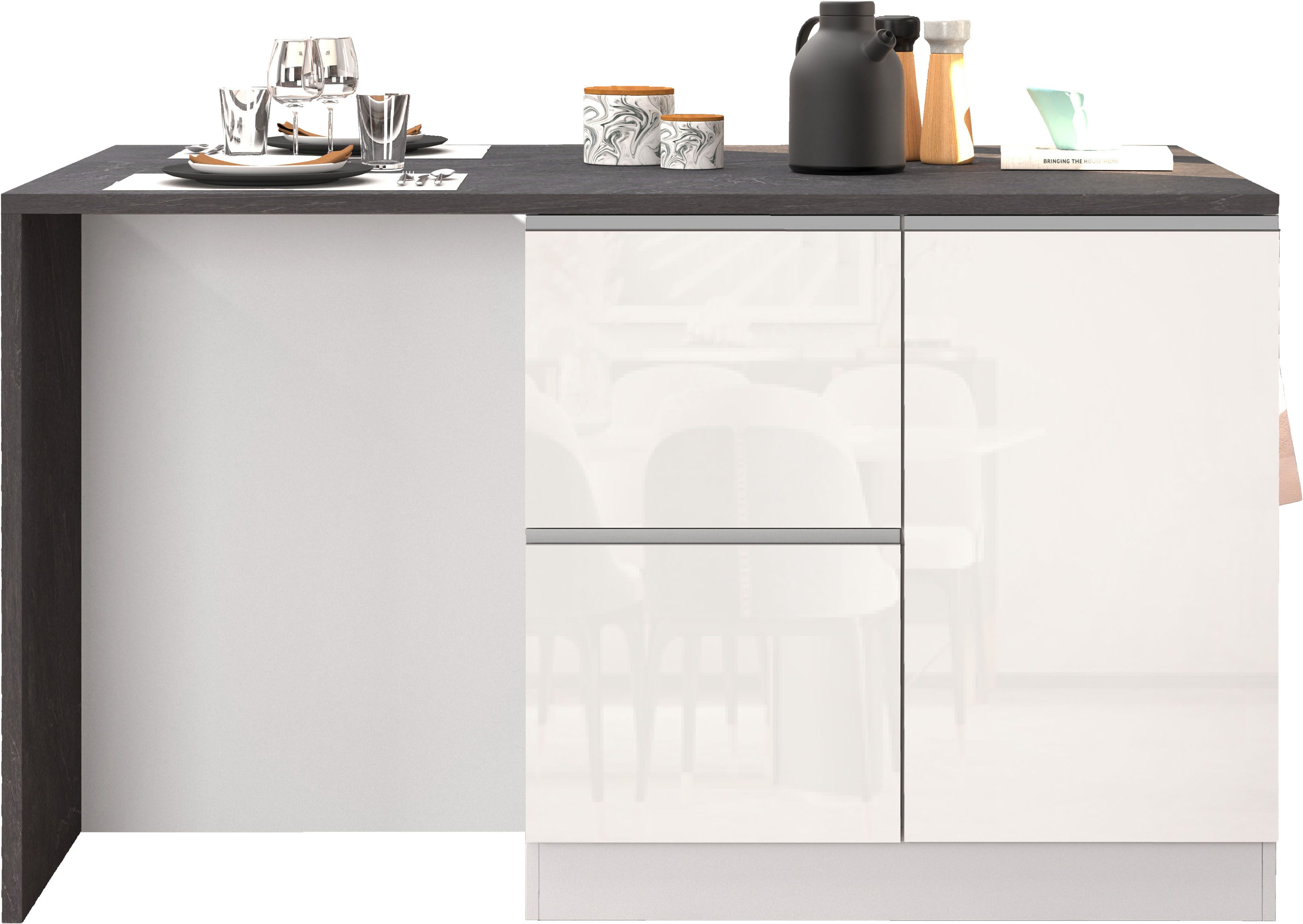 KOCHSTATION Kücheninsel KS-Sole, Kochinsel, Küchenarbeitsblock, Inselküche, günstig online kaufen