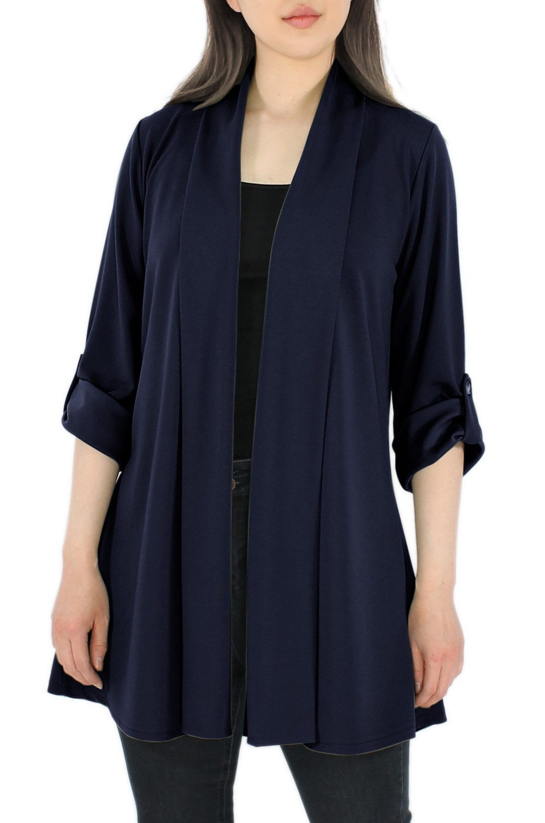 dy_mode Cardigan Damen Cardigan – Leichte Übergangsjacke im Blazer-Stil in günstig online kaufen