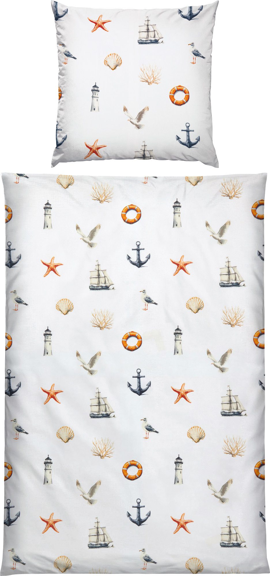 Erwin Müller Bettwäsche Bettwäsche, Mako-Satin, Motiv