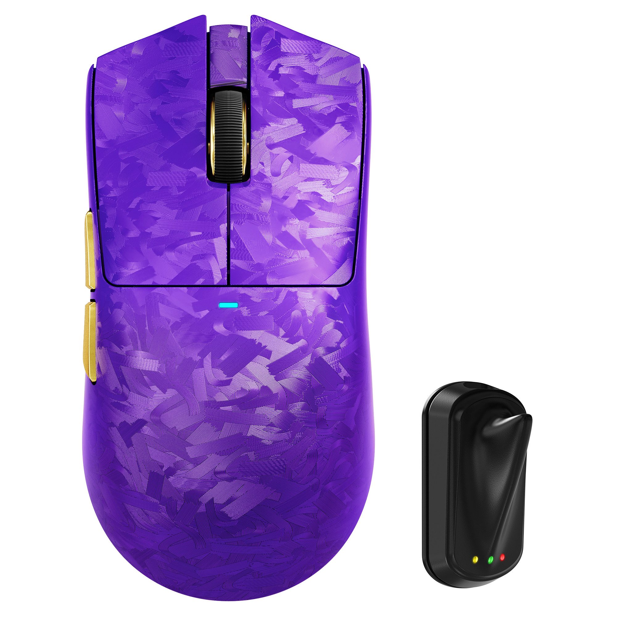 ATTACK SHARK X11 Ultra 8Khz Kabellose Gaming-Maus, Carbonfaser-Verbundgehäuse Gaming-Maus (Bluetooth, 2.4Ghz, kabelgebunden, PAW3950MAX,42000 DPI,leicht,8k,2.0000 FPS,63g)