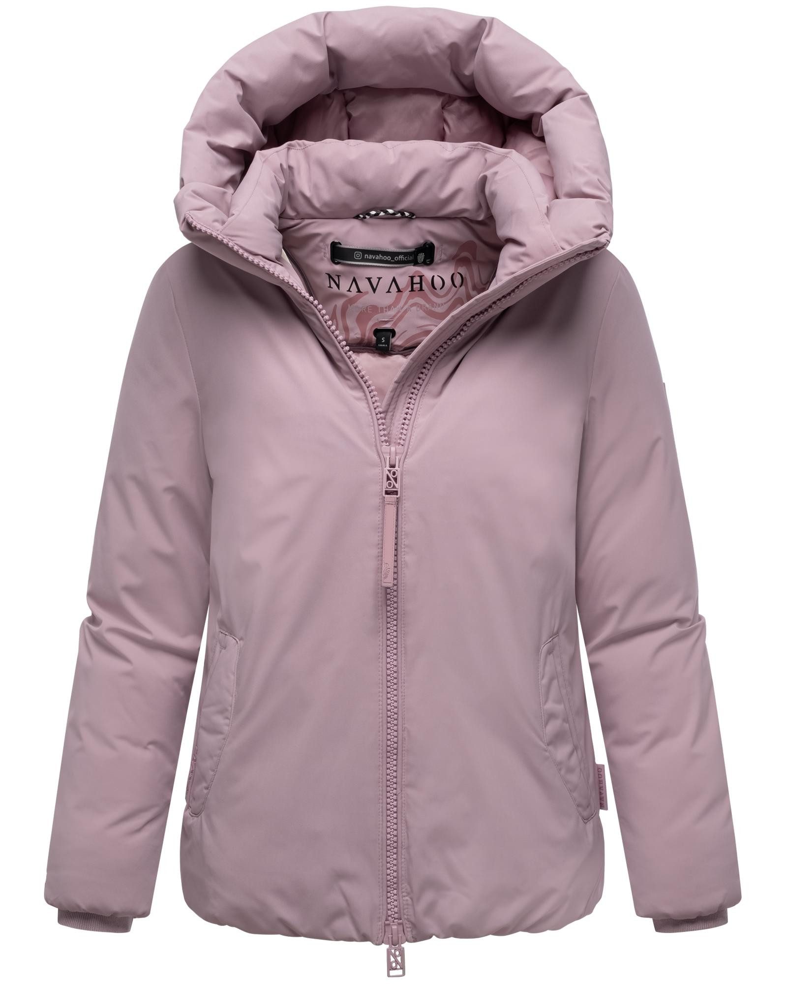 Navahoo Winterjacke Blütenlicht 14 Warme Damenjacke mit hohem Kragen günstig online kaufen