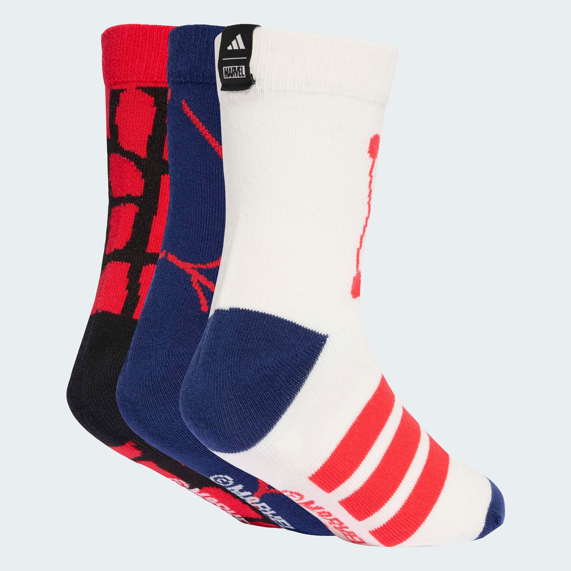 adidas Performance Funktionssocken LK MRVL SM 3PP (3-Paar) für Kinder, mit Spider-Man Grafik
