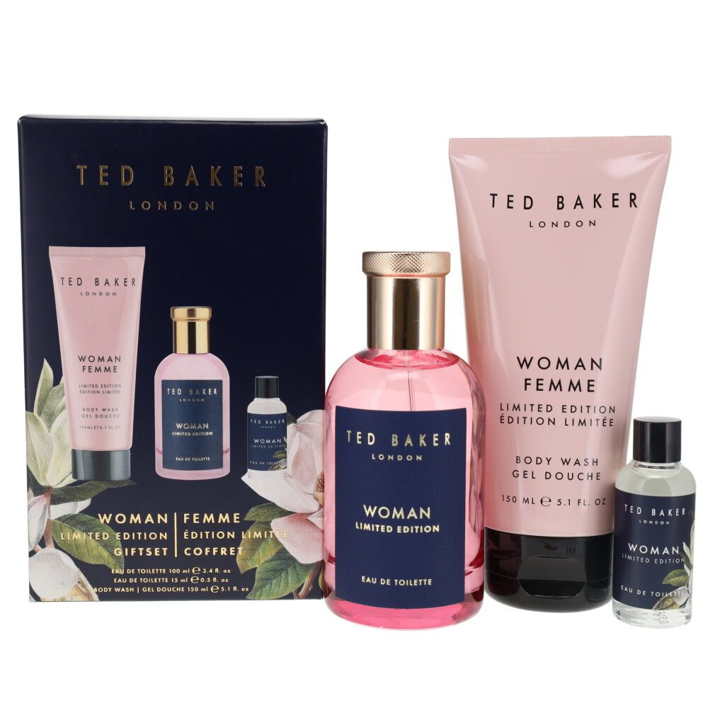 Ted Baker Eau de Toilette Woman Limited Edition Gift Set EDT + EDT + Body Wash