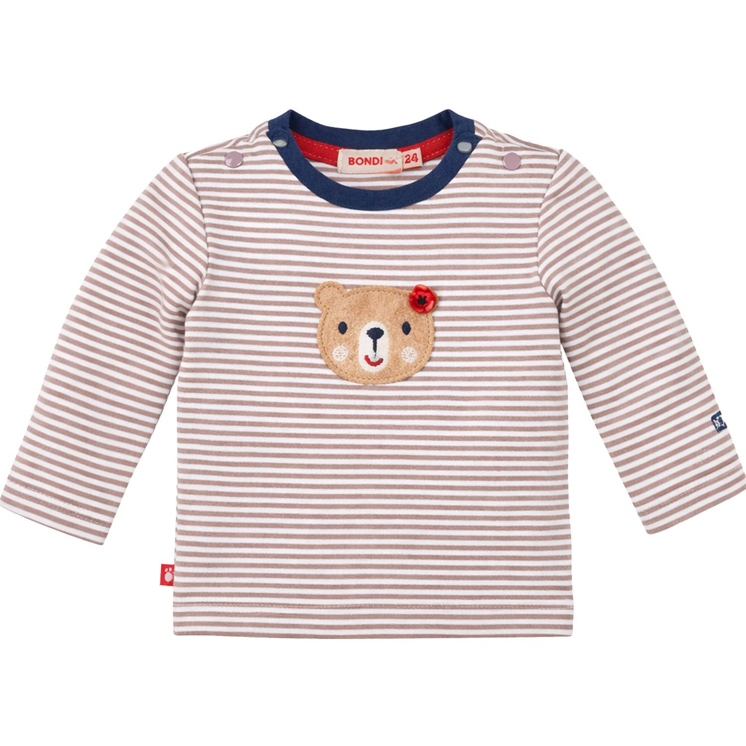 Langarmshirt Baby Langarmshirt 'Bär' 93761, Beige