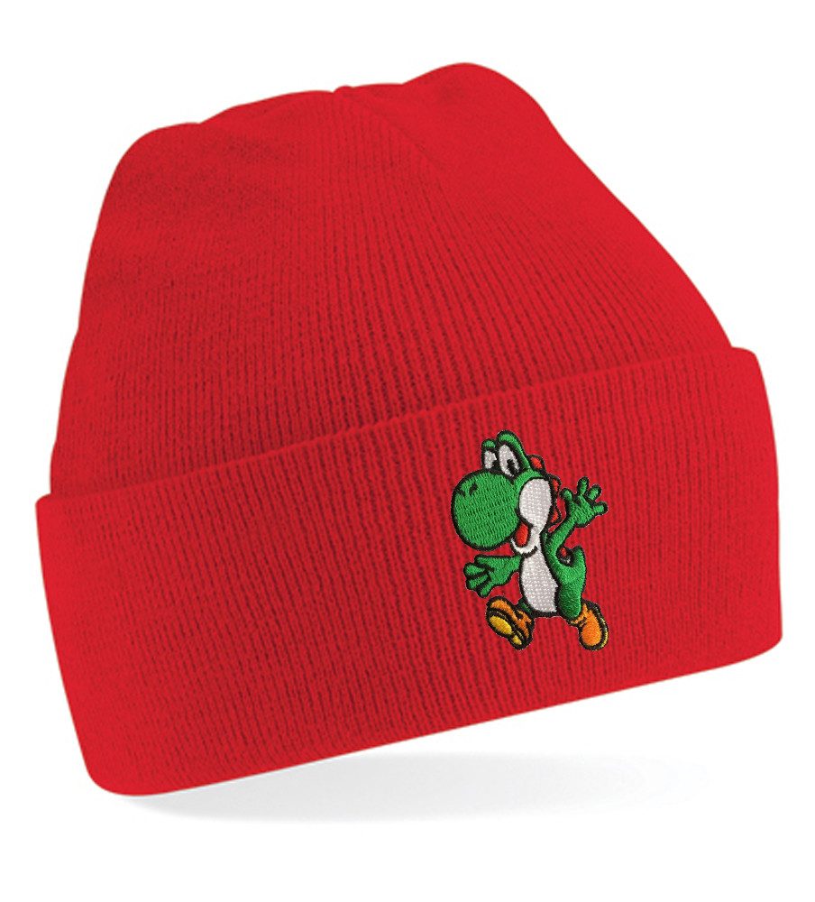 Blondie & Brownie Beanie Yoshi – Kultige Mütze für Super Mario Fans, Weich & Warm
