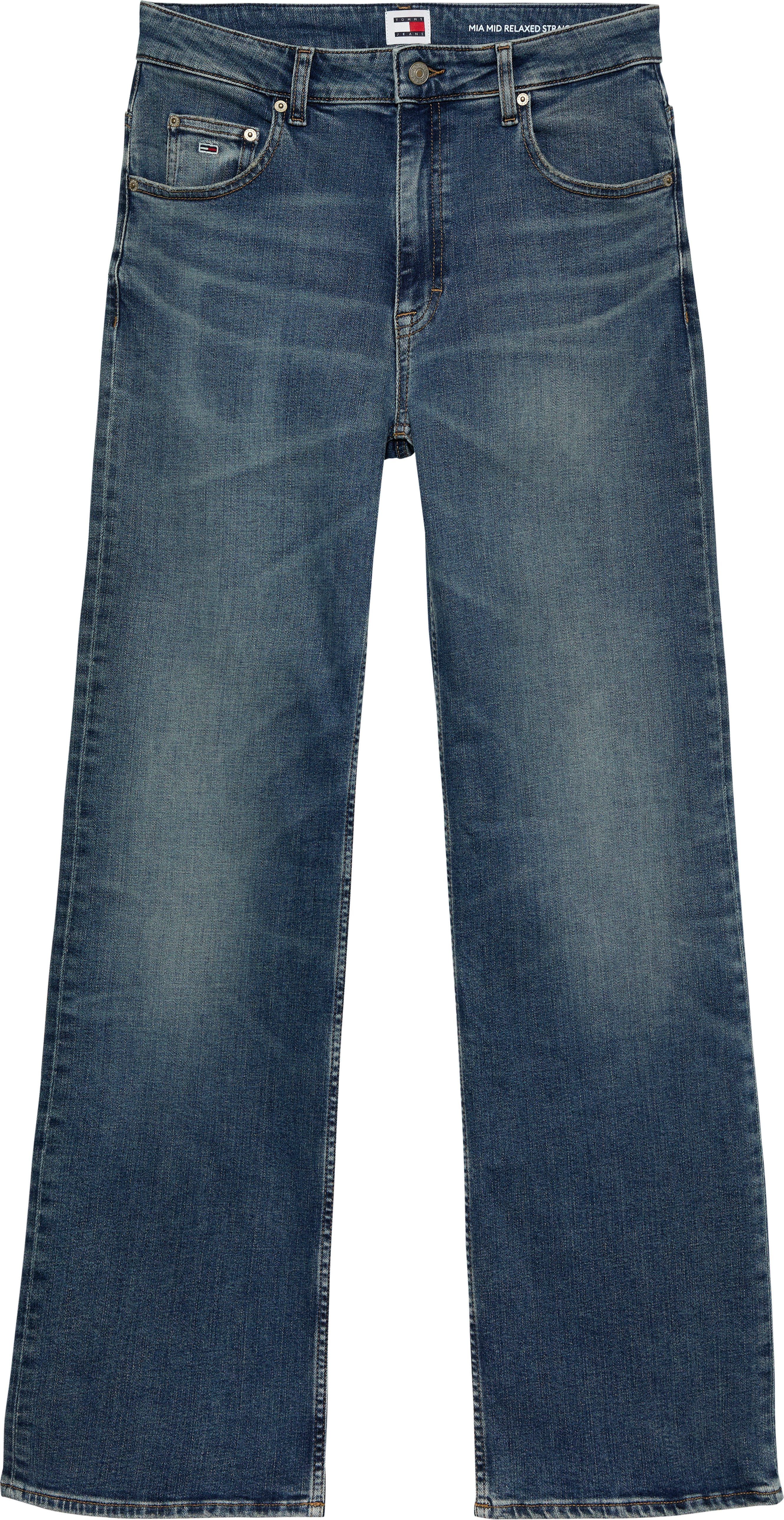 Tommy Jeans Relax-fit-Jeans "MIA MR RLXD STR", in blauer Waschung, mit Hamm günstig online kaufen
