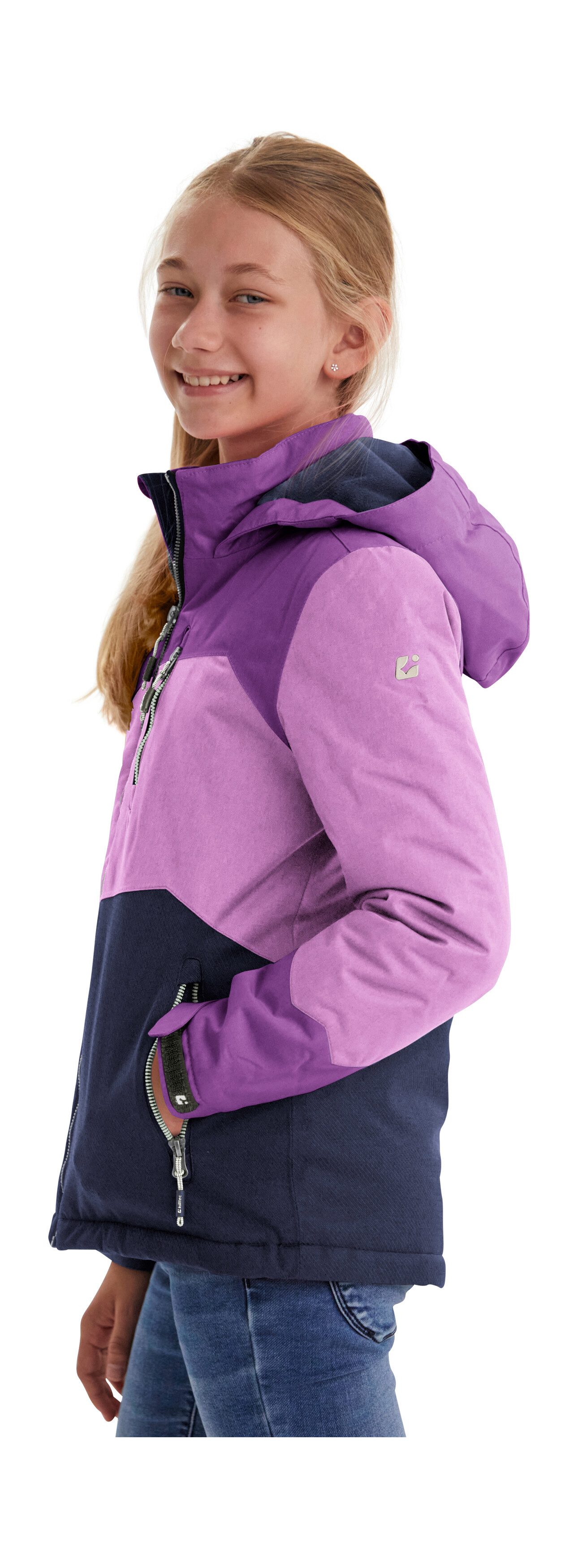 Killtec Outdoorjacke Lynge GRLS JCKT B Wasserdichte Winterjacke mit Kapuze, Fleece, verstellbaren Ärmeln