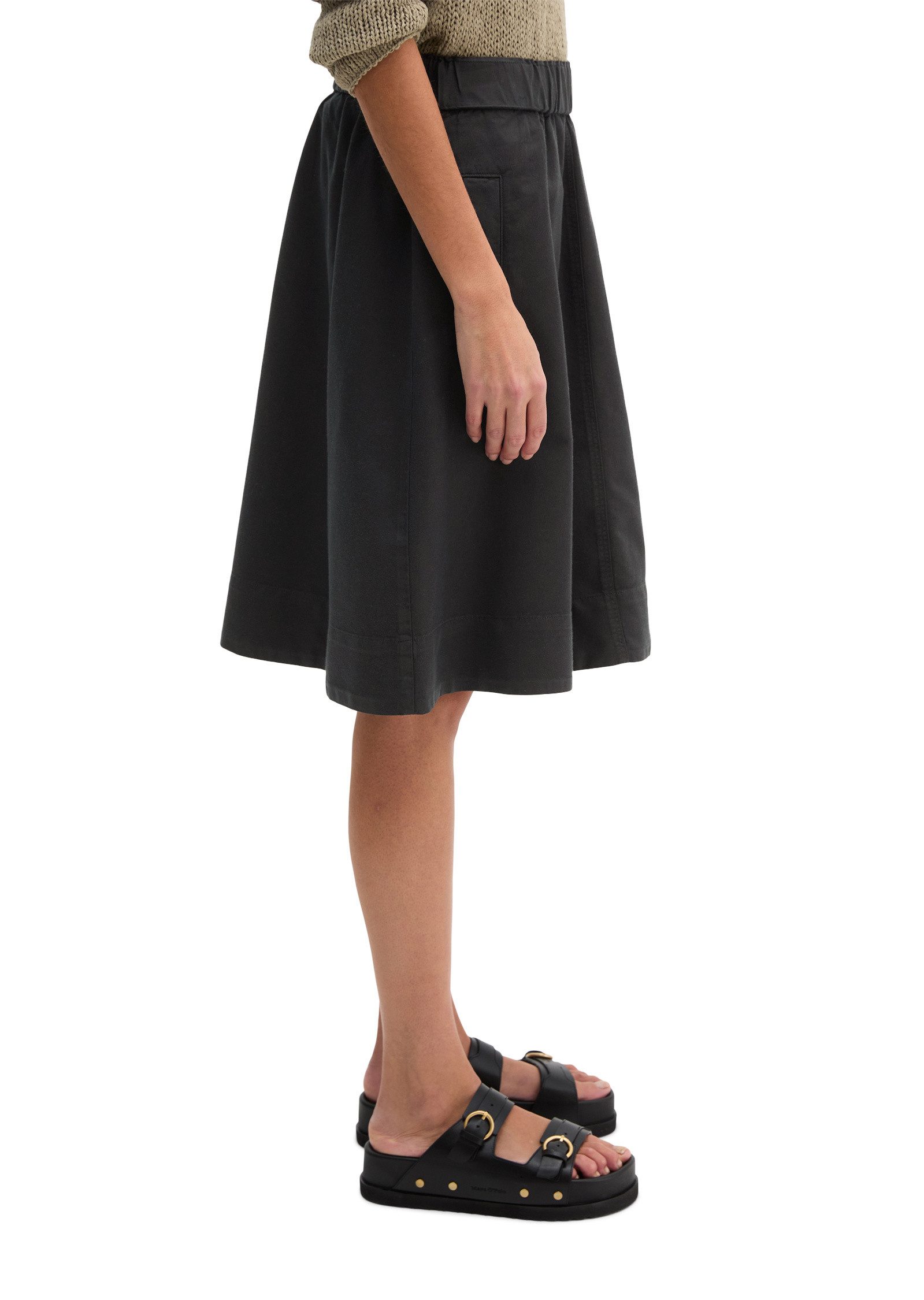 Marc O'Polo Webrock aus Organic Cotton-Lyocell-Leinen-Mix günstig online kaufen