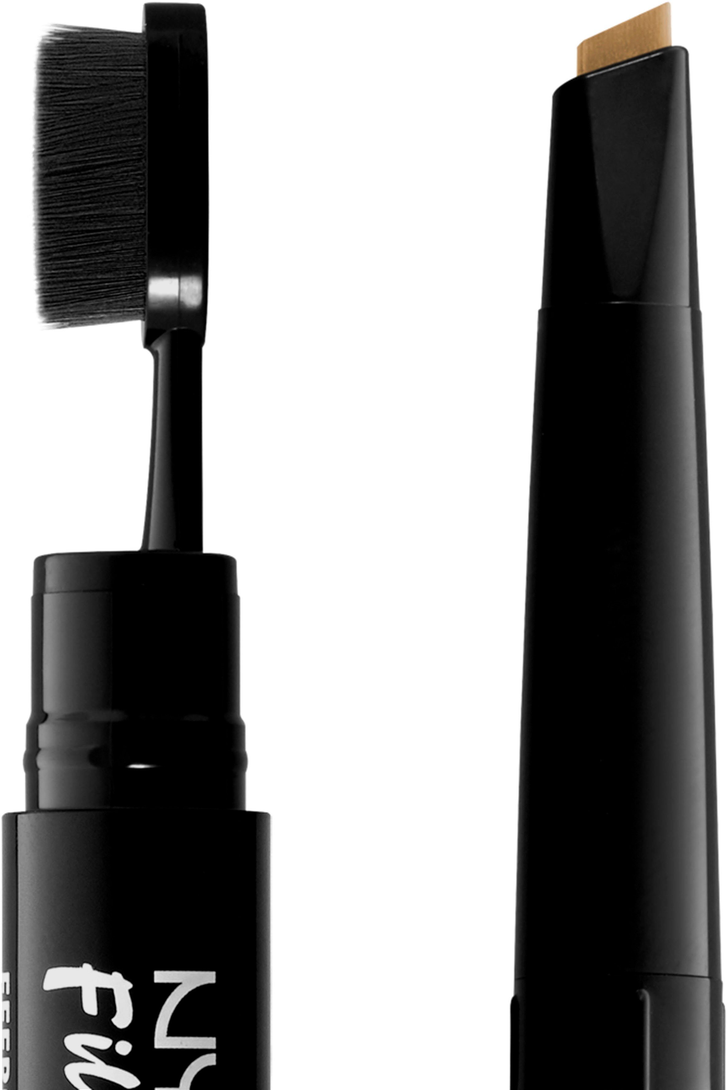 NYX Augenbrauen-Stift brunette Brow Micro Makeup Pencil Professional