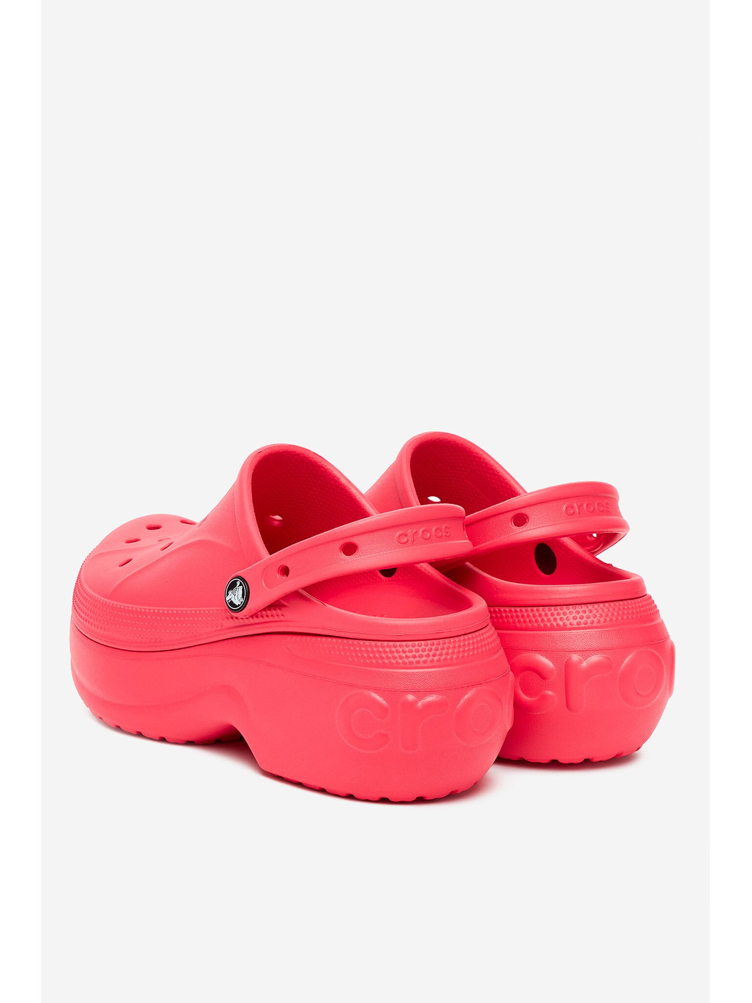 Crocs Crocs Damen Flip-Flops Crocs-BELLA CLOG 210062-611 Rot Rot Badepantolette