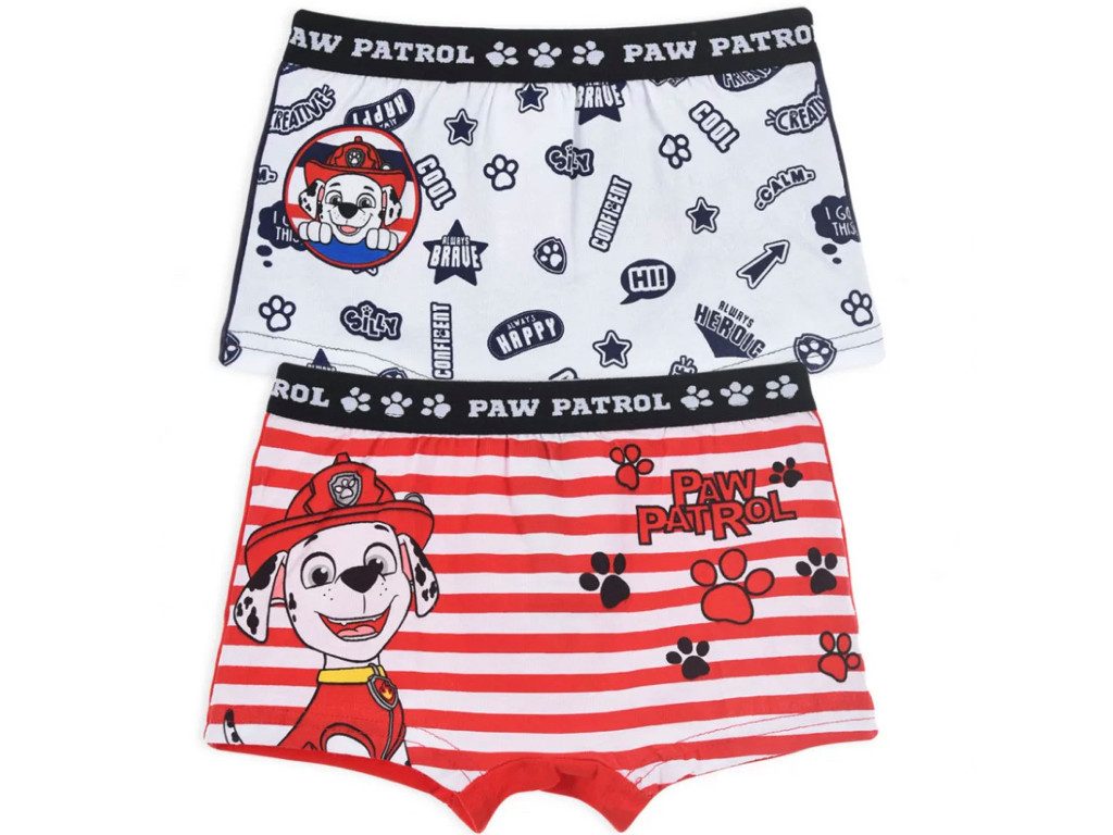 PAW PATROL Boxershorts 4er Pack Unterhosen Slips für Jungen Paw Patrol