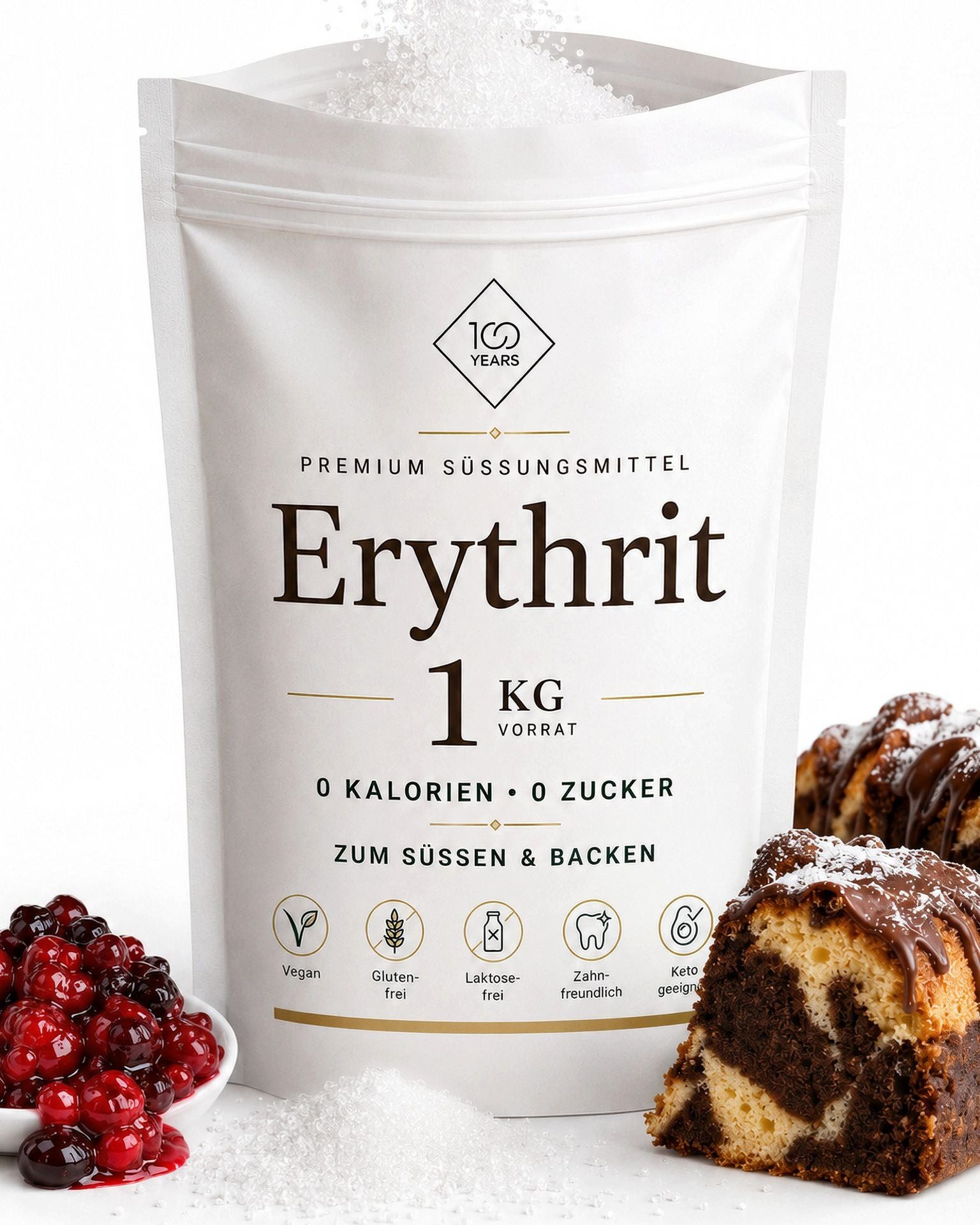 Süßungsmittel 100years - Erythrit