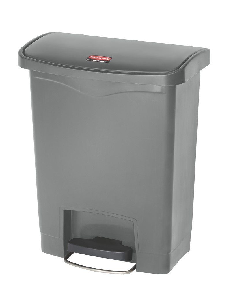 Rubbermaid Mülltrennsystem Rubbermaid Slim Jim® Step-On-Tretabfallbehälter, 30 l, Kunststoff
