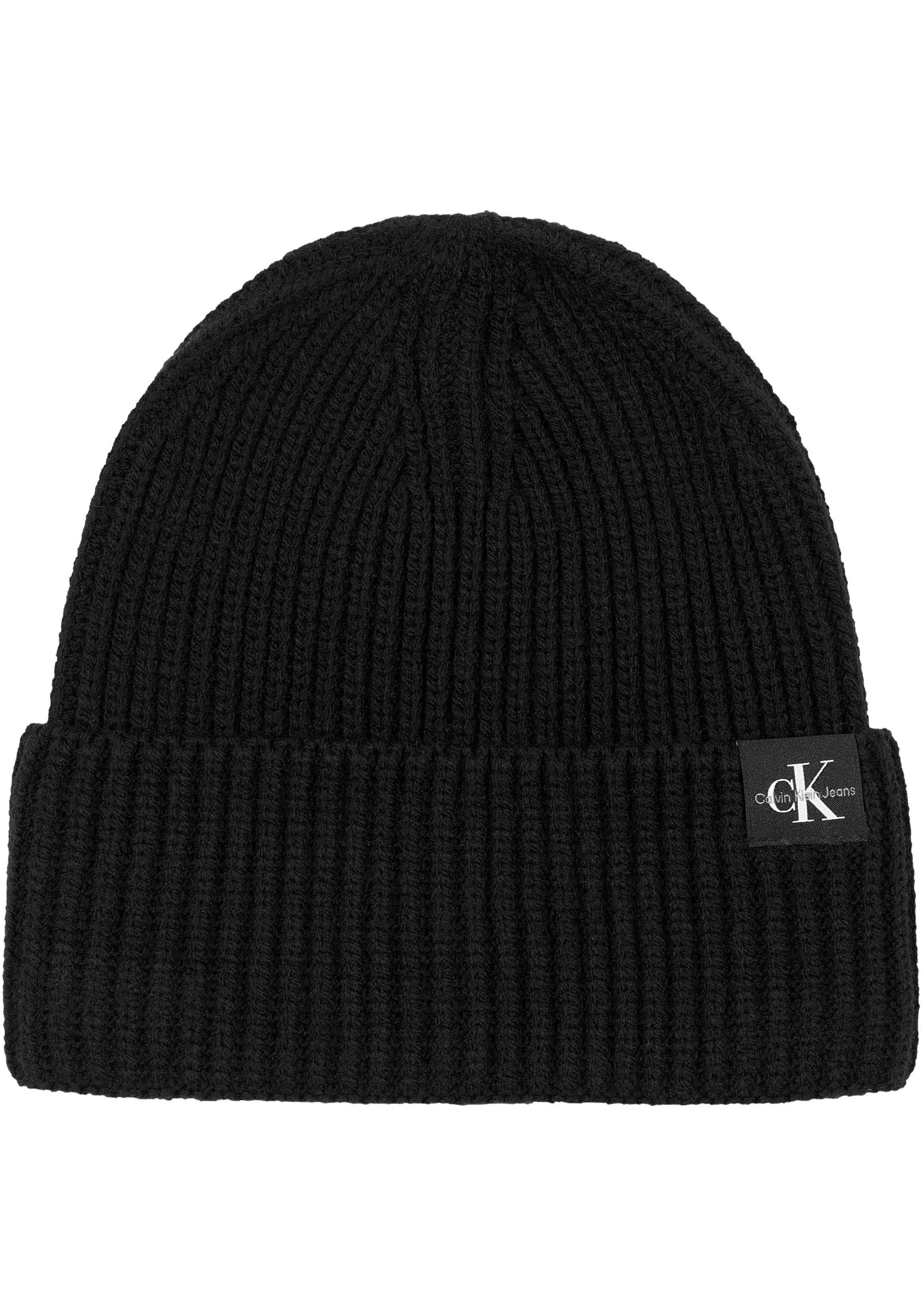 Calvin Klein Jeans beanie with monogram label