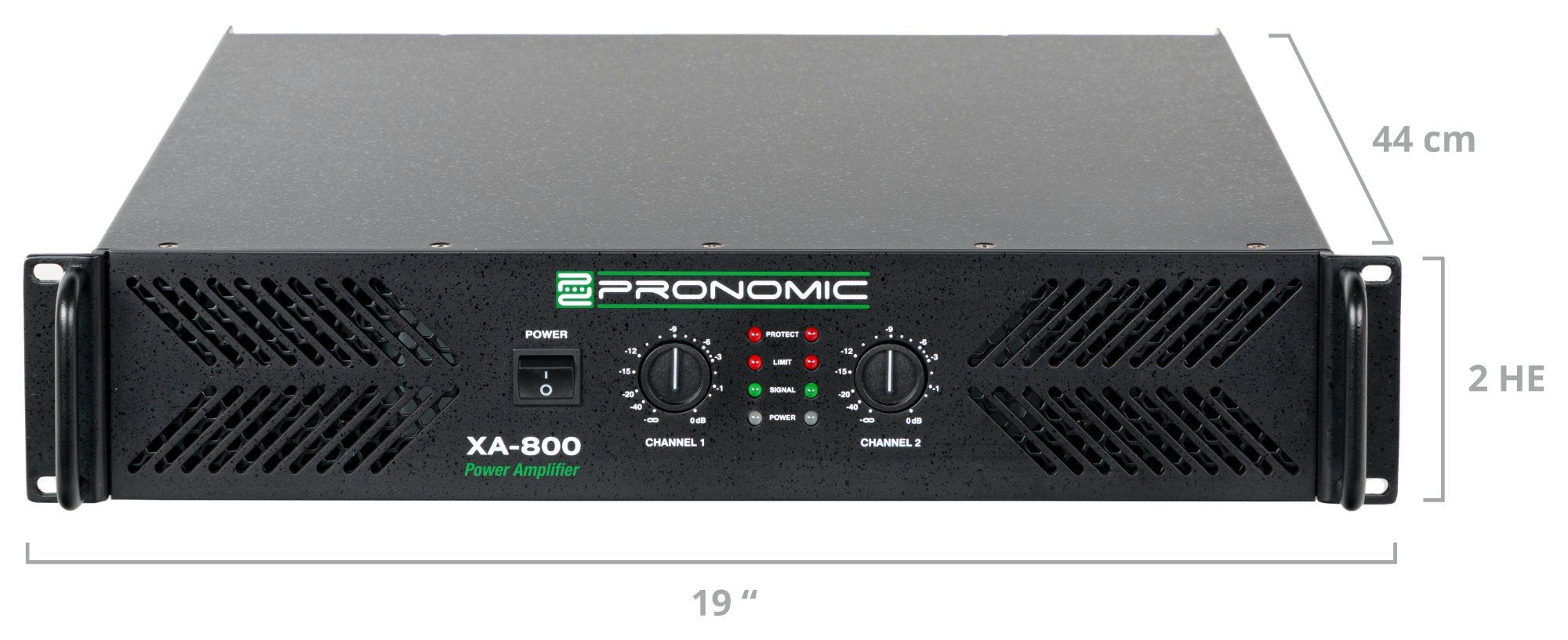 (2600 Endstufe Class 1900W 2x Ohm, Pronomic Audioverstärker 2x XA-800 Ohm, 2x W, H) Schaltungstype: 800W/4 1300W/2