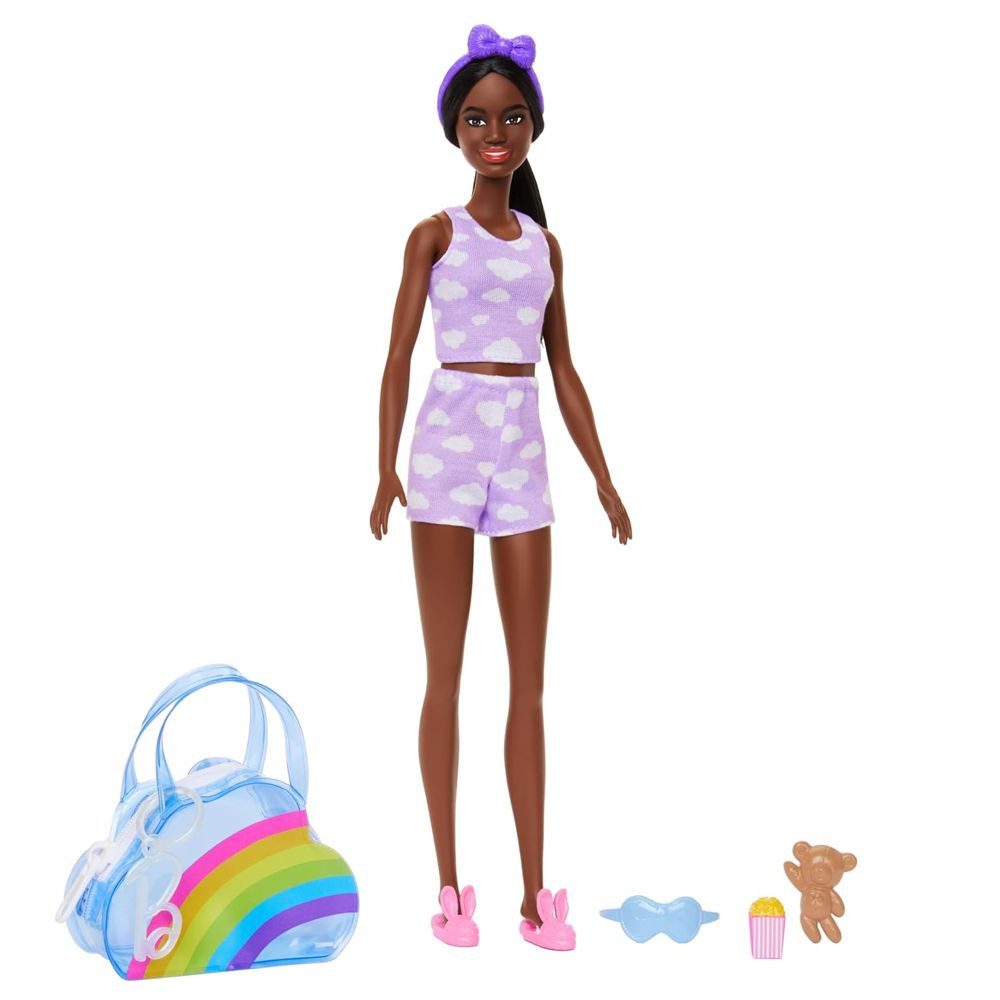 Barbie Puppenkleidung Pyjama Party Barbie HRH48 Mattel Premium Mode Puppen-Kleidung