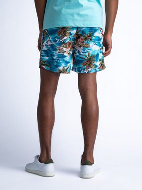 Petrol Industries Badeshorts - Badehose mit tropischem Print Floridian - Men Swimshort