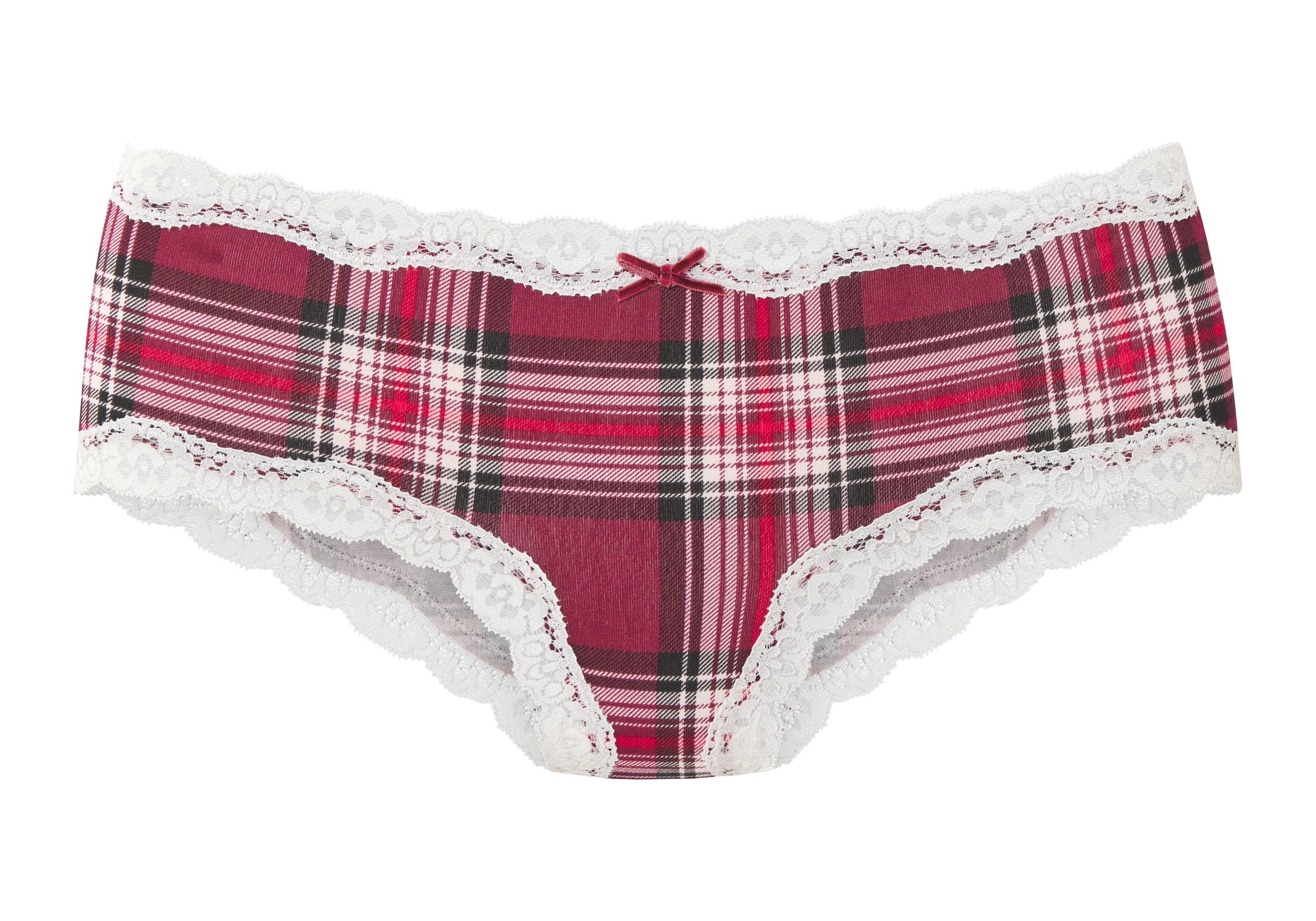 LASCANA Hipster (2er-Pack) mit feiner Spitze und weihnachtlichen Prints – Bild 2 von 4
