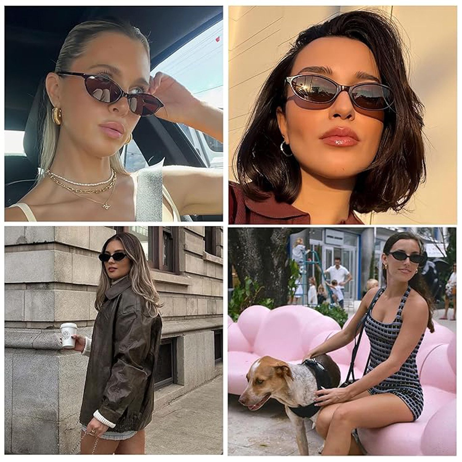 STILVORA Sonnenbrille Damen Brille Modebrille aus günstig online kaufen