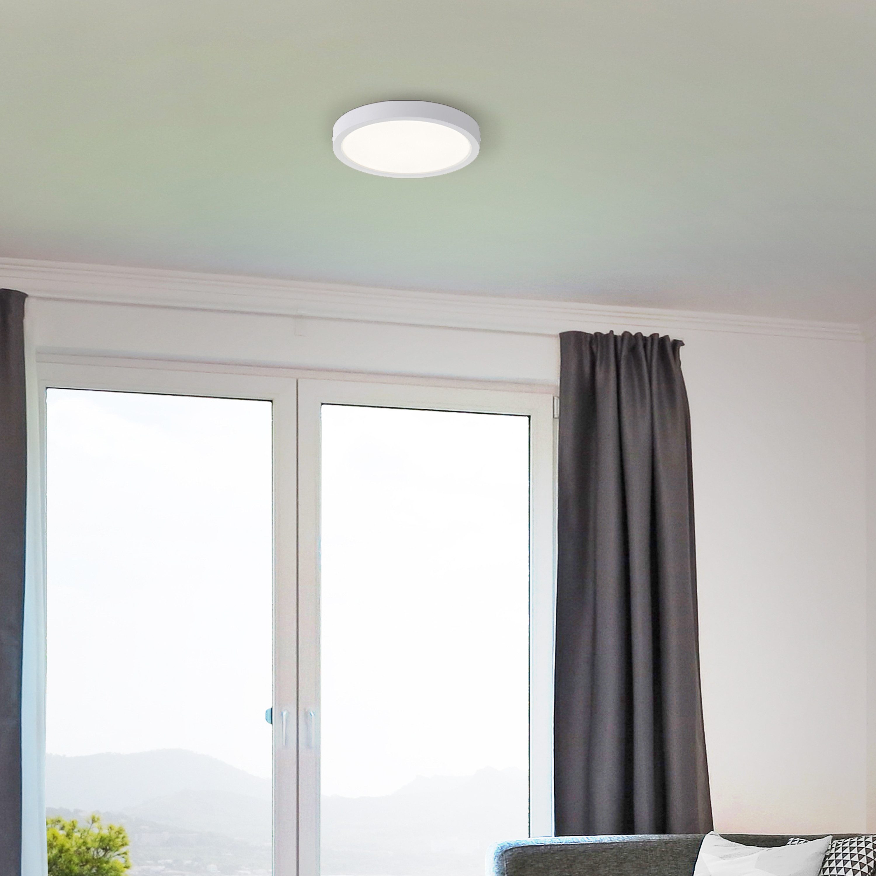 Brilliant LED Deckenleuchte Navara, LED fest integriert, Neutralweiß, Ø 27, günstig online kaufen