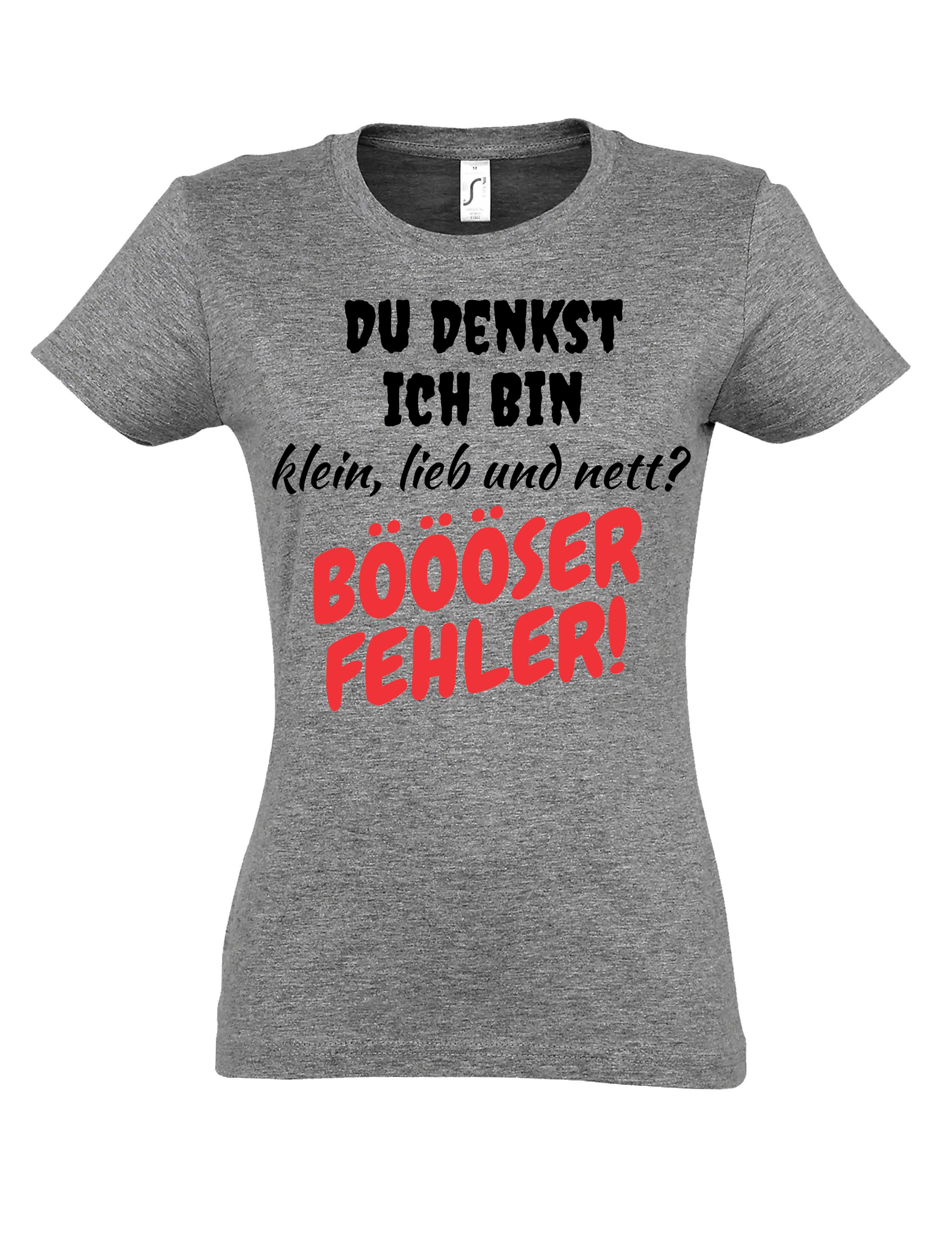 Youth Designz Print-Shirt "Böser Fehler" Damen T-Shirt mit lustigem Spruch günstig online kaufen