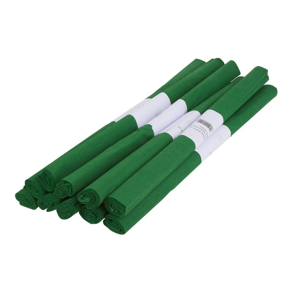 VBS Feinpapier Krepppapier Farbenfroh 50 x 200 cm, 10 Rollen