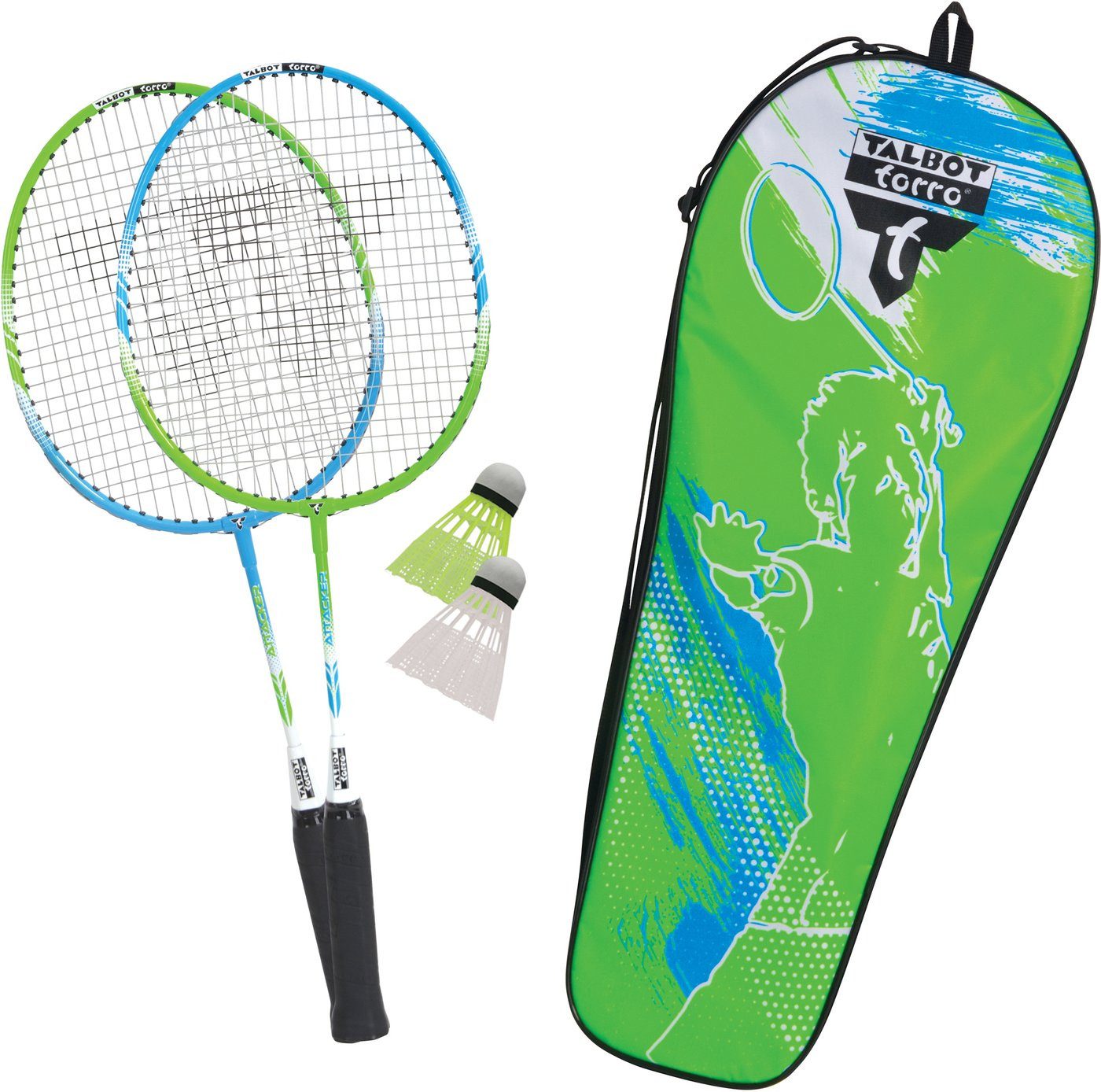 Federballschläger Talbot Torro Kinder Badminton-Set 2