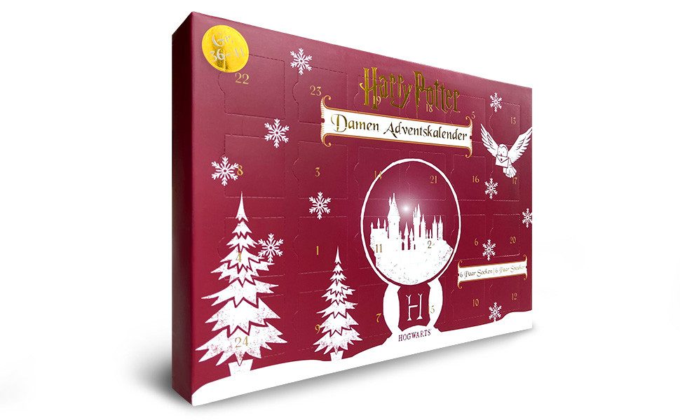 Sockswear Freizeitsocken Harry Potter Socken Adventskalender