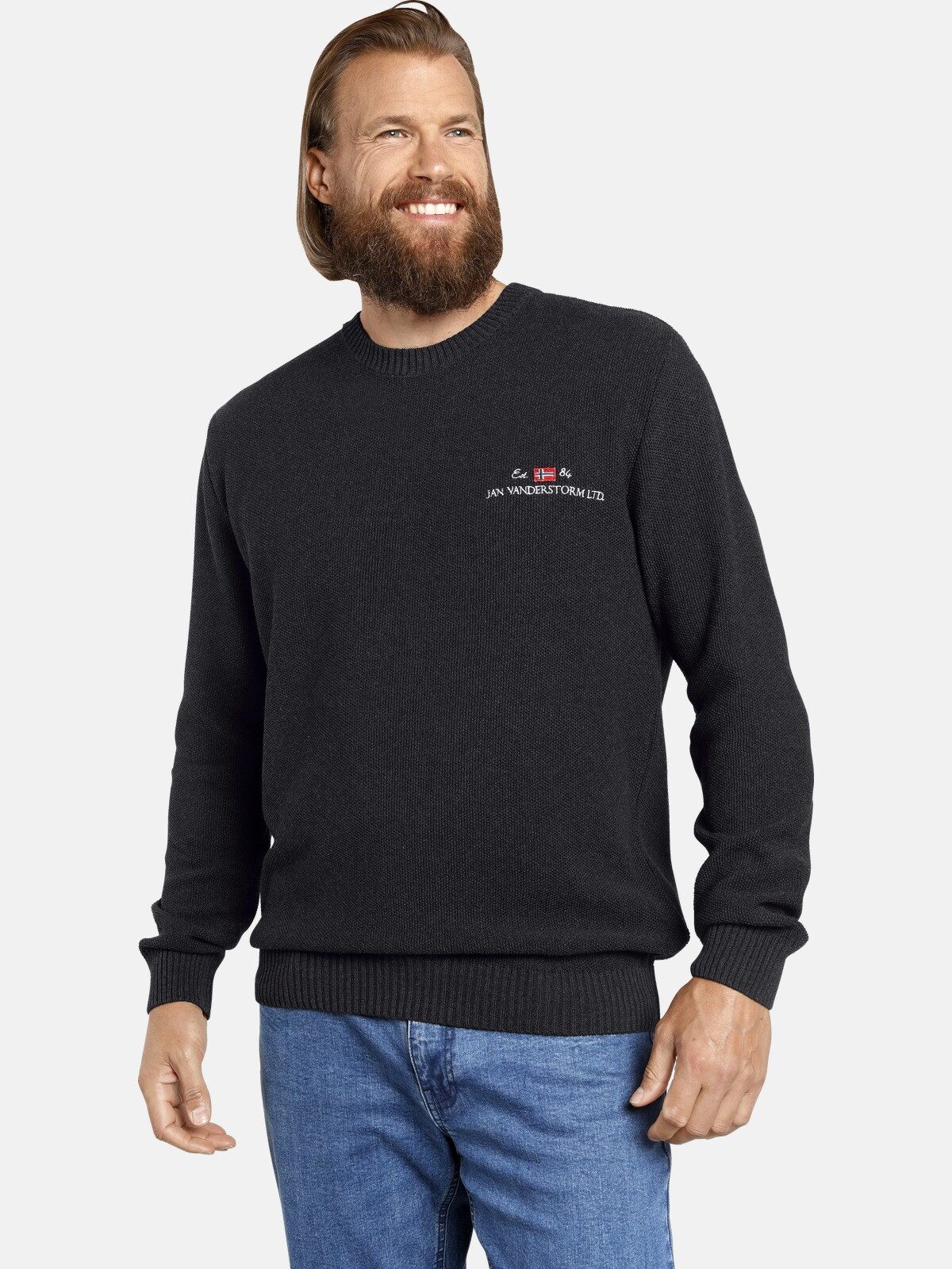 Jan Vanderstorm Strickpullover ALBREKT aus weichem günstig online kaufen