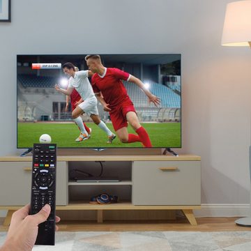 Retoo Universal Ersatz Fernbedienung für Sony RM-ED060 RMED061 Bravia TV 4K Fernbedienung (1-in-1, Keine scharfen Kanten, Die Knöpfe sind abriebfest, Funktionen)