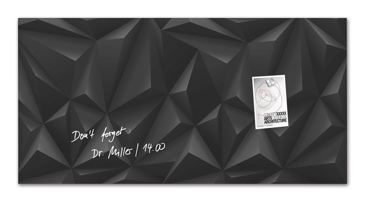 Sigel Magnettafel, Sigel Glas Magnetboard artverum® 91x46 Whiteboard Magnet Wand Tafel
