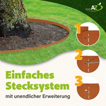 GartenAZ Rasenkante GartenAZ Metall Rasenkante corten 103x13 cm