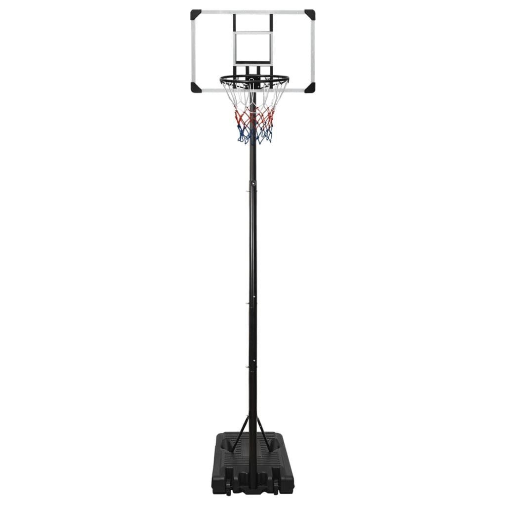 Transparent Basketballkorb 280-350 cm Basketballständer vidaXL Polycarbonat