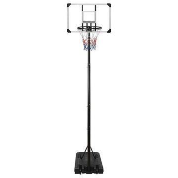 vidaXL Basketballkorb Basketballständer Transparent 280-350 cm Polycarbonat
