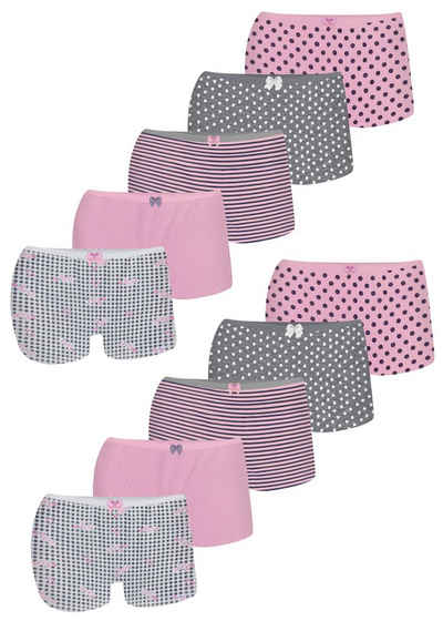 LOREZA Panty »10 Mädchen Pantys aus Baumwolle Unterwäsche« (10 Stück)