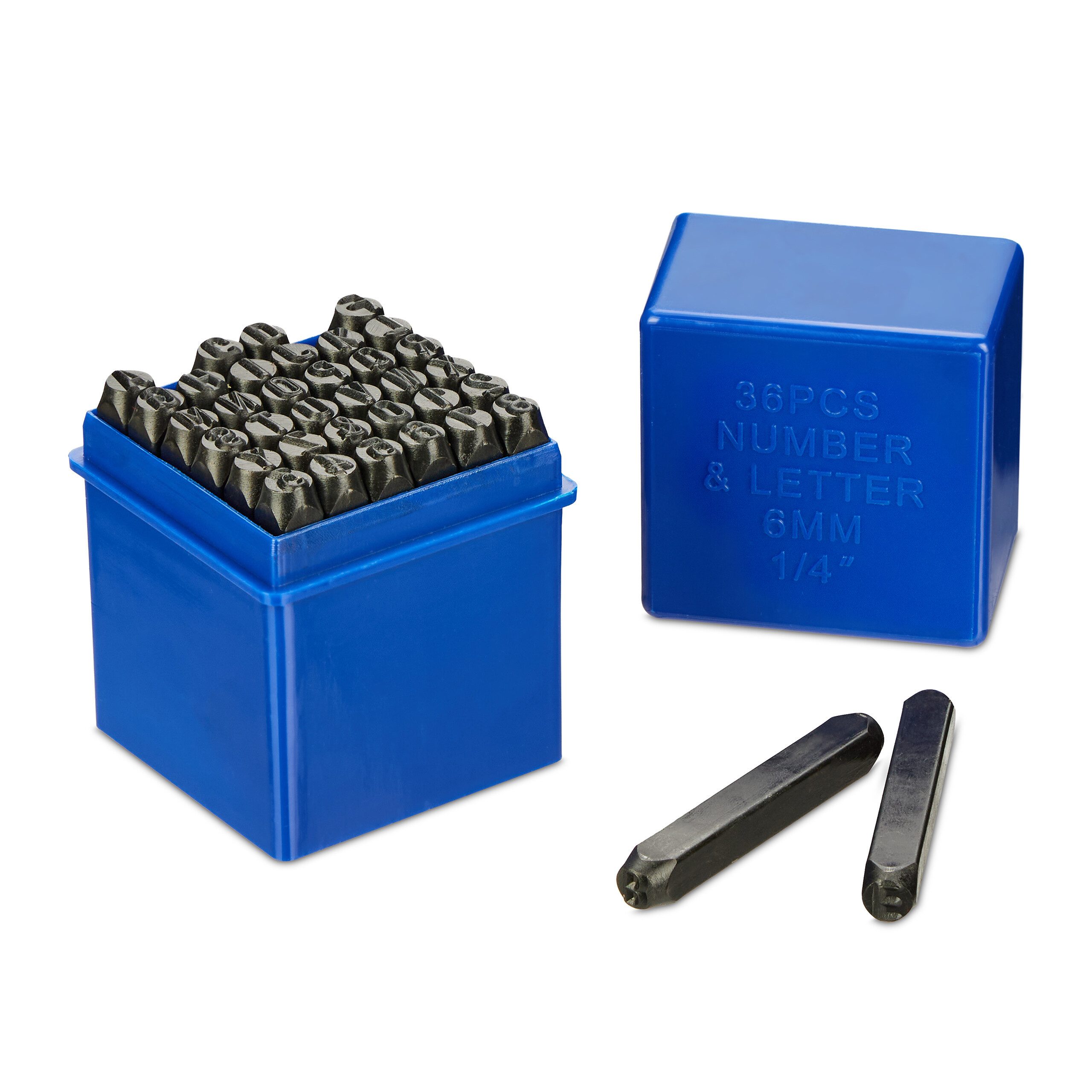 relaxdays Удар мотива Schlagbuchstaben Set 6 mm