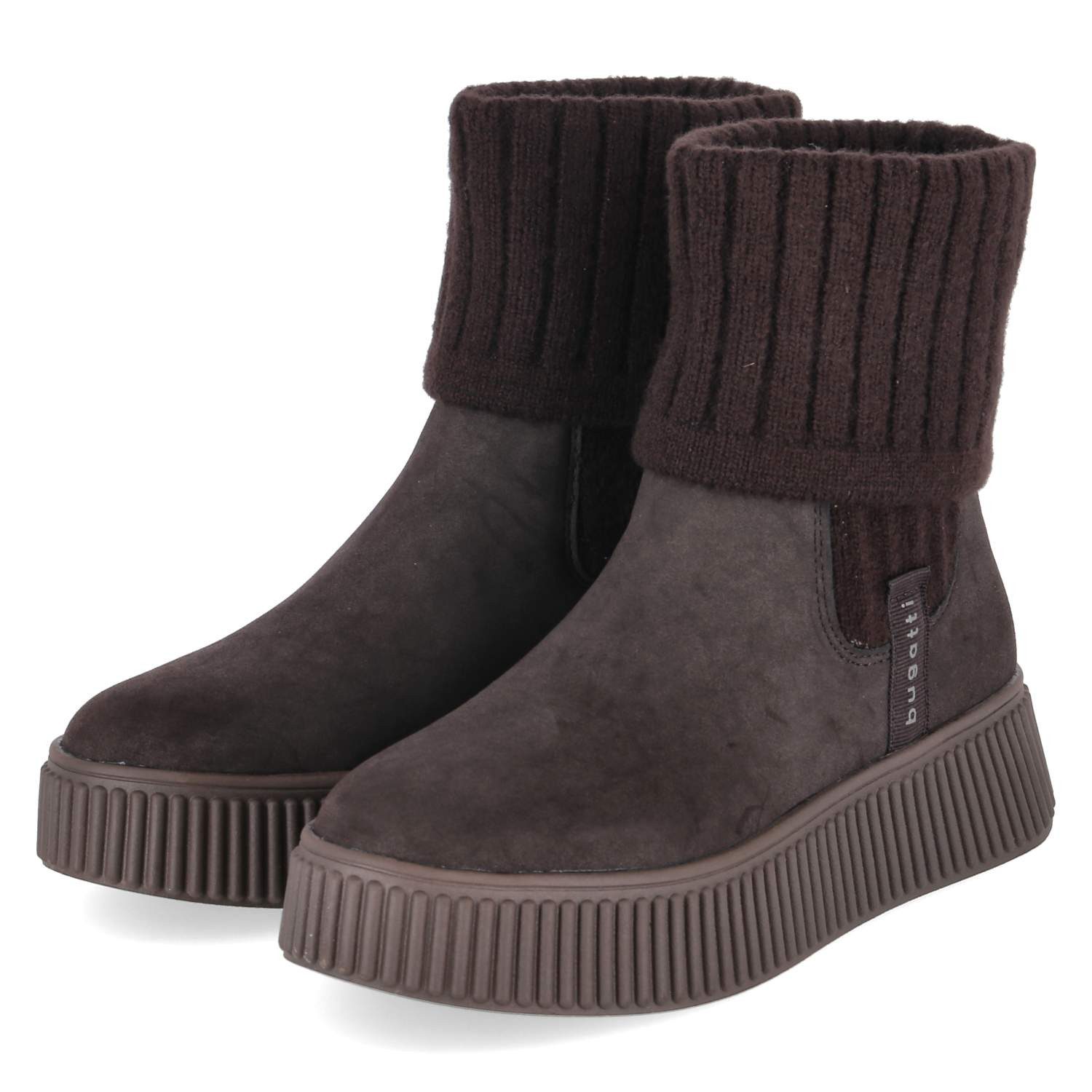 bugatti Bugatti 435AXC325569-6161 Damen Textil & Synthetik brown Schlupfstiefel