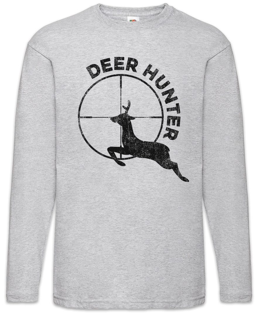 Urban Backwoods Langarmshirt Deer Hunter Langarm T-Shirt Hirsch Reh Jagd Jäger Bär Geweih Deer Bear (1-tlg) Hunt Geweih Sport Hunting