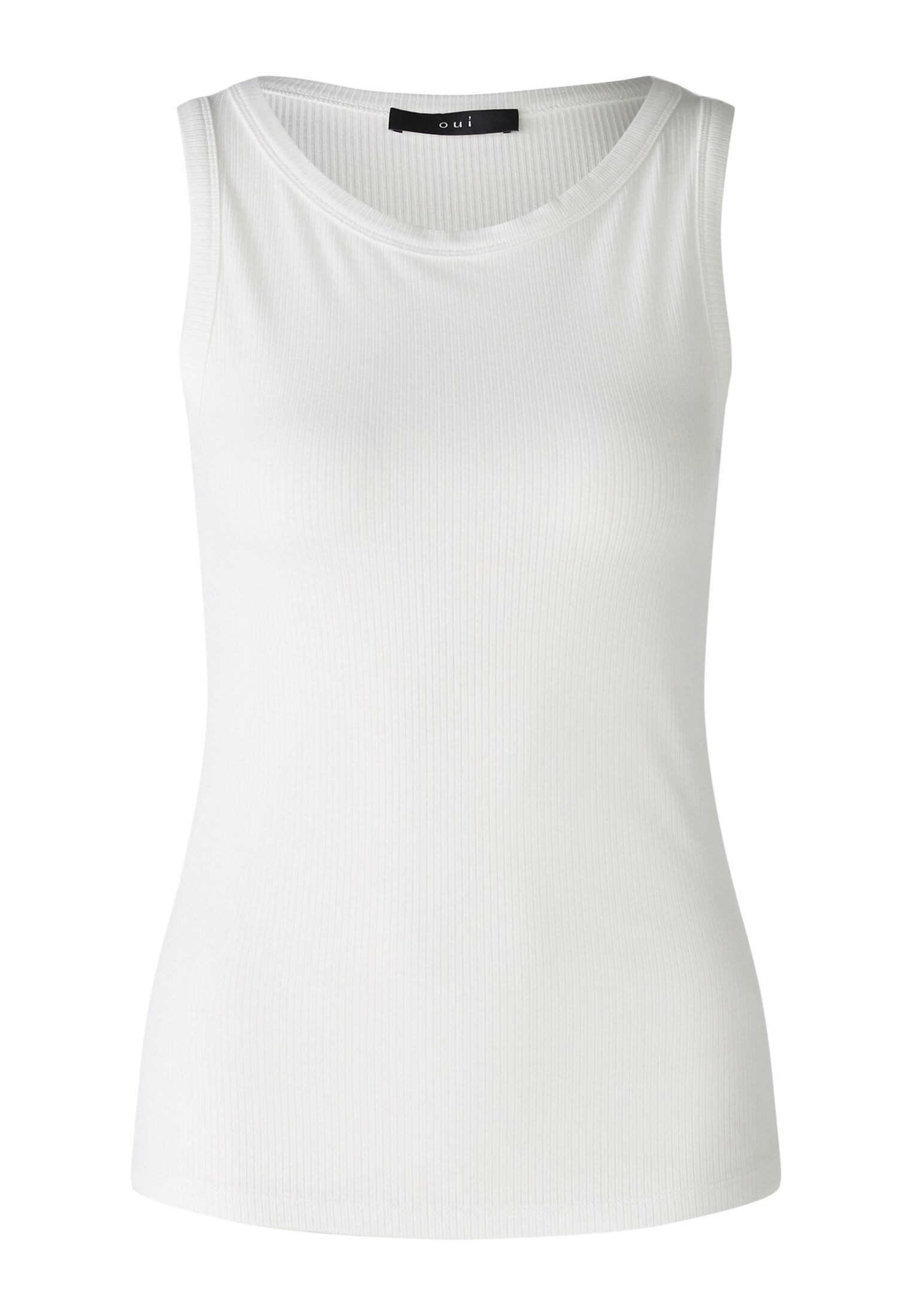 Oui Trägertop FILIZ Top elastische Viskoserippe günstig online kaufen