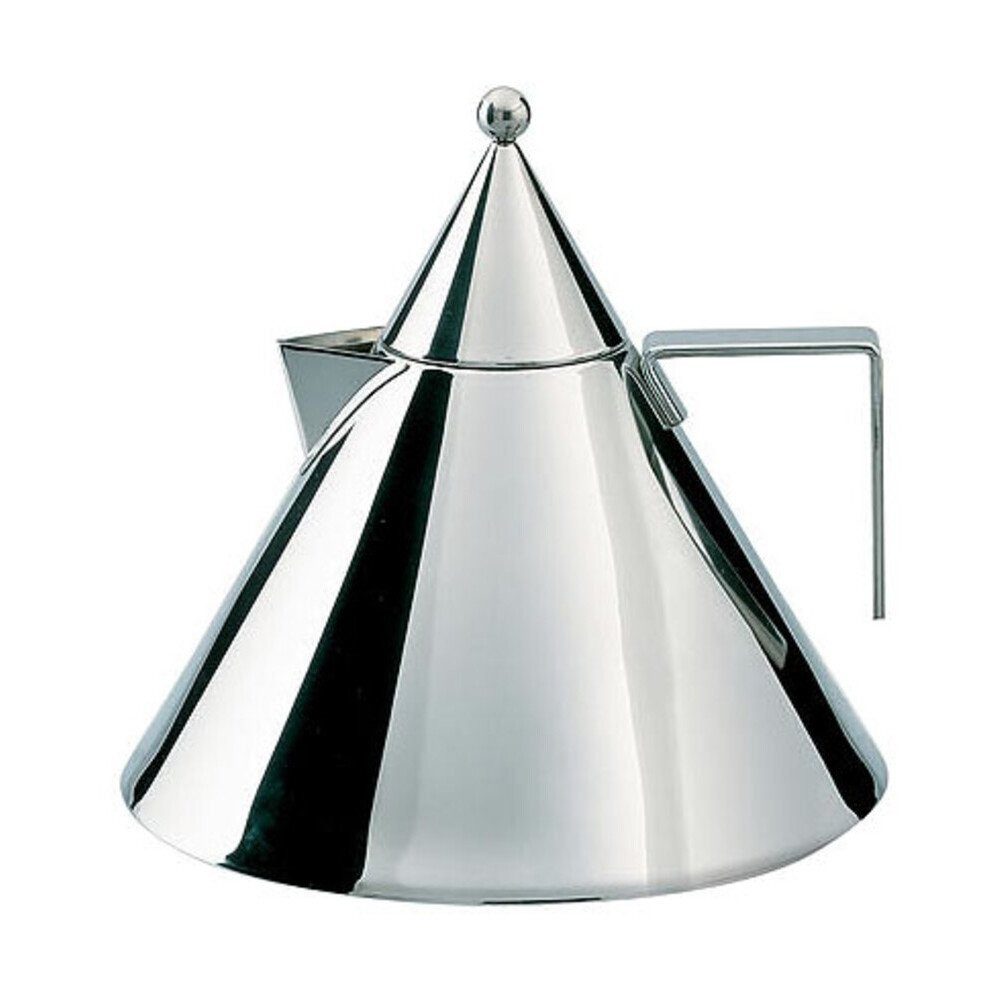 Alessi Wasserkessel Wasserkessel Il 2,0 l Conico edelstahl, Edelstahl 18-10 (1-tlg), Wasserkessel Il, Ø22cm, Edelstahl 18-10
