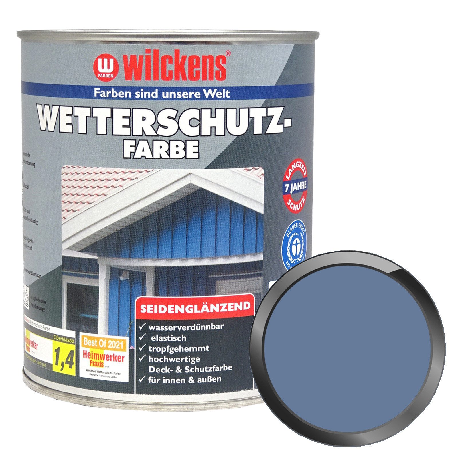 Wilckens Farben Wetterschutzfarbe Wetterschutzfarbe - 2.5 Liter