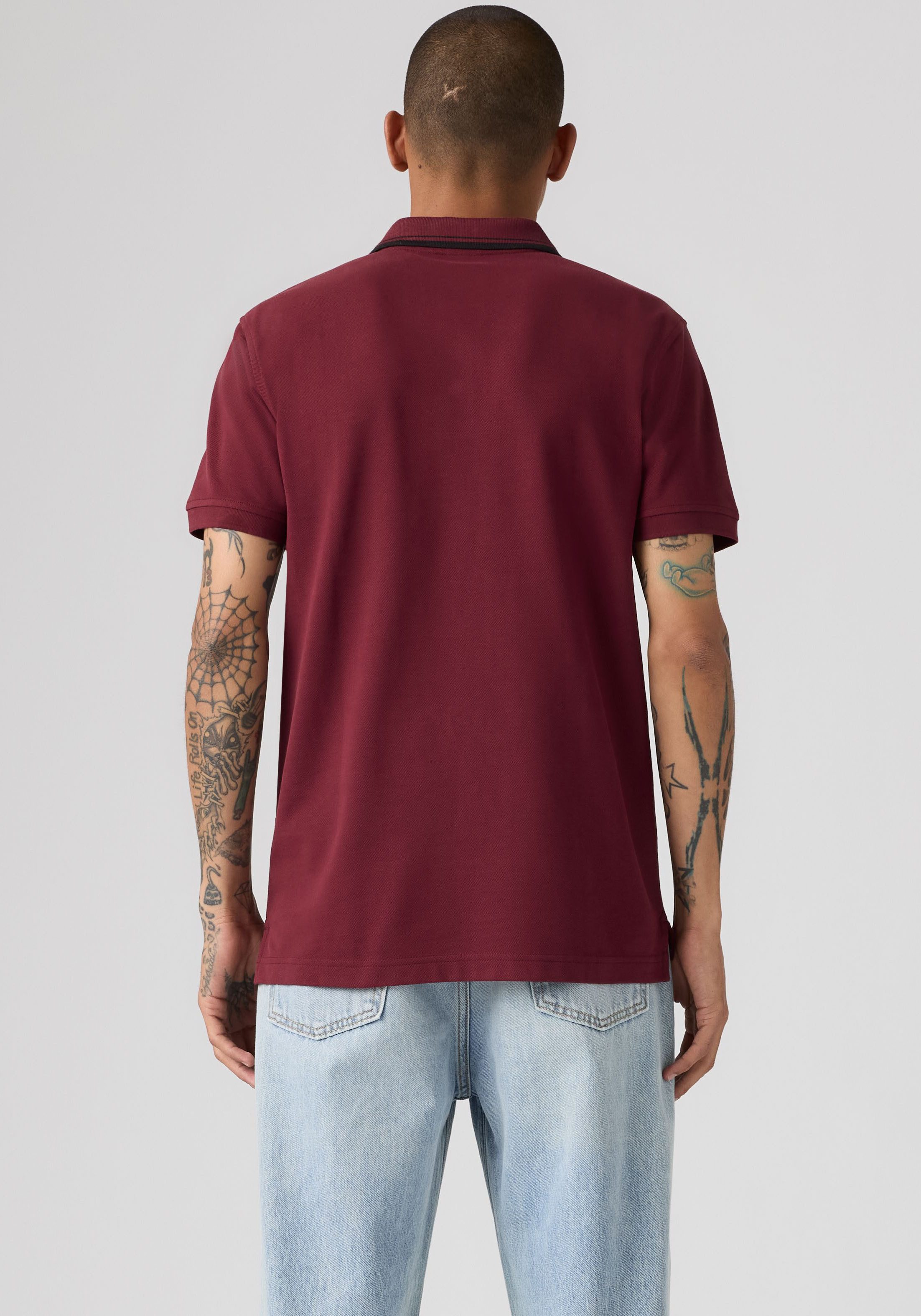 Levi's® Poloshirt LE NEW LEVIS HM POLO mit kleinem Batwing-Logo – Bild 3 von 5