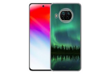 MuchoWow Handyhülle Nordlicht - Bäume - Wasser - Alaska, Phone Case, Handyhülle Xiaomi Mi 10T Lite, Silikon, Schutzhülle