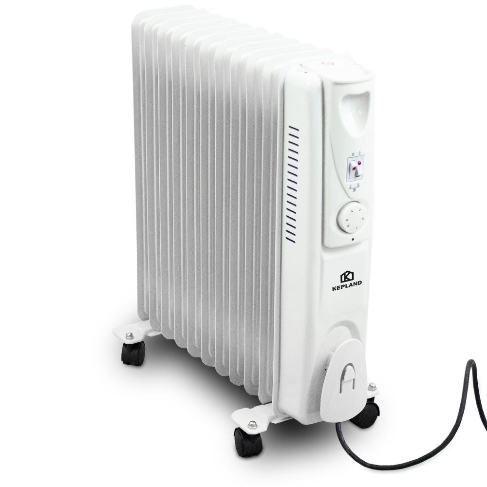 MS-Point Ölradiator Kepland 2500W Ölradiator Weiß