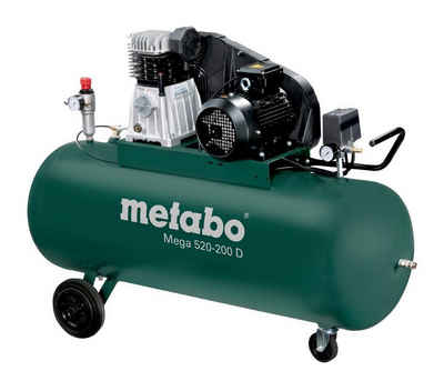 metabo Kompressor Mega 520-200 D, 3000 W, 200 l, Kompressor