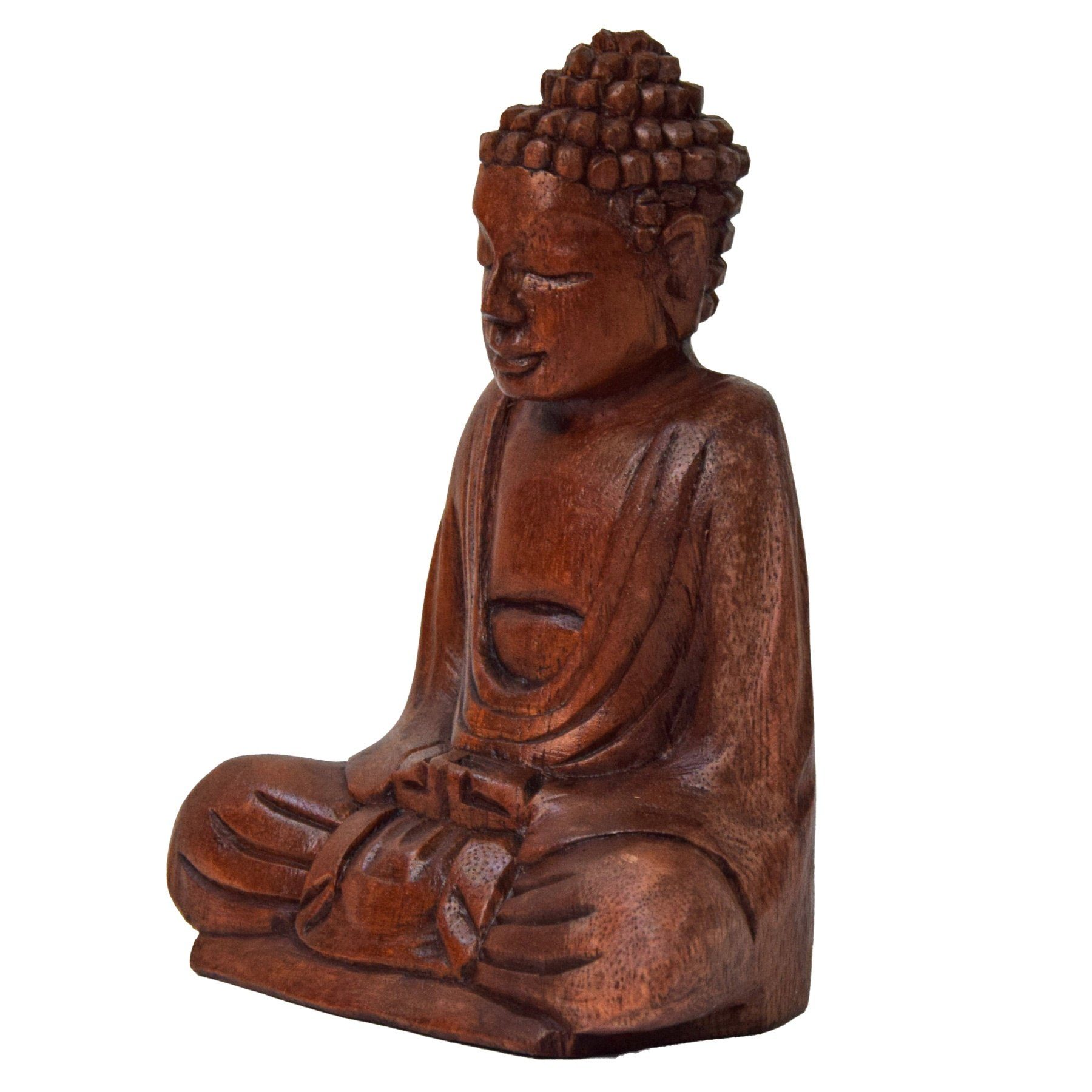 cm Buddha 15 SIMANDRA Meditation sitzend Amitabha Om Lotus Skulptur