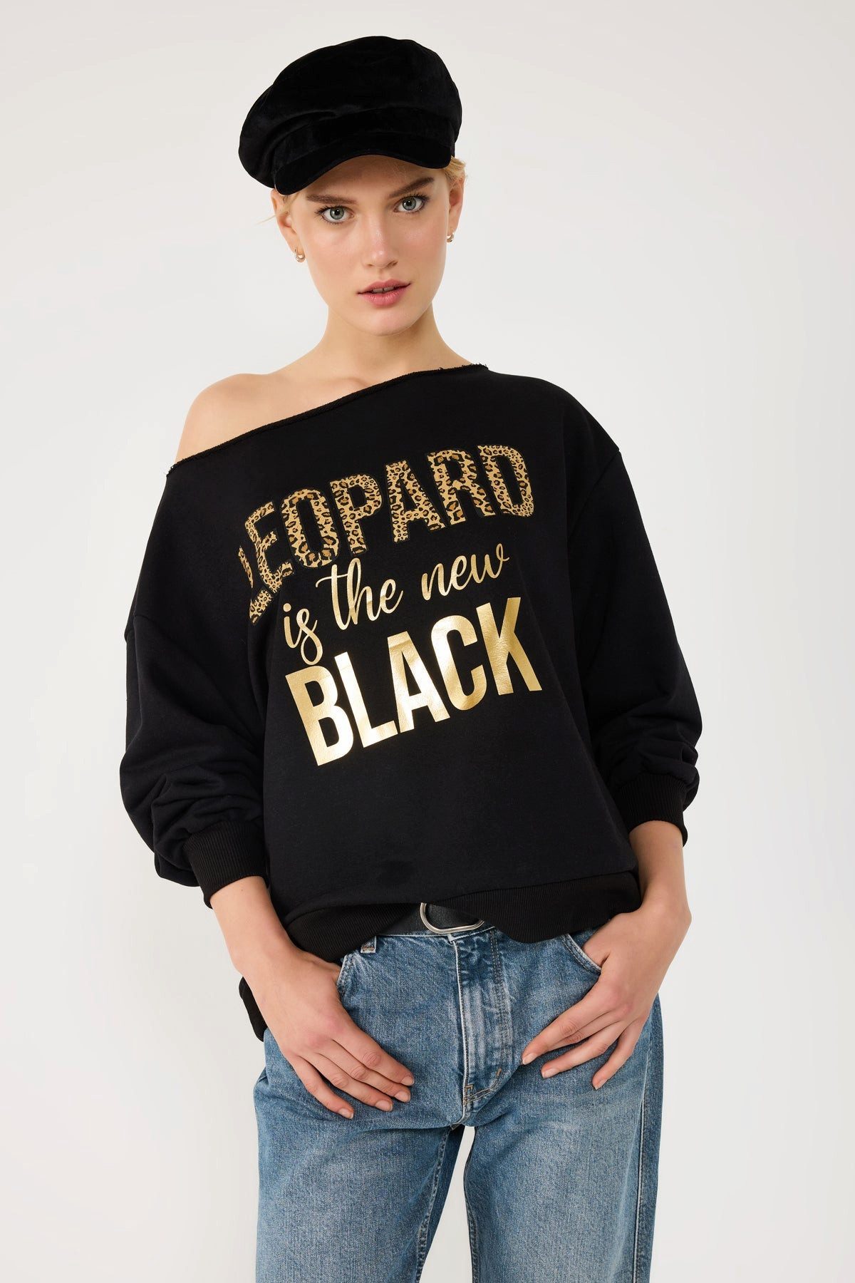 No Matter What Sweatshirt Leopard Komfort günstig online kaufen