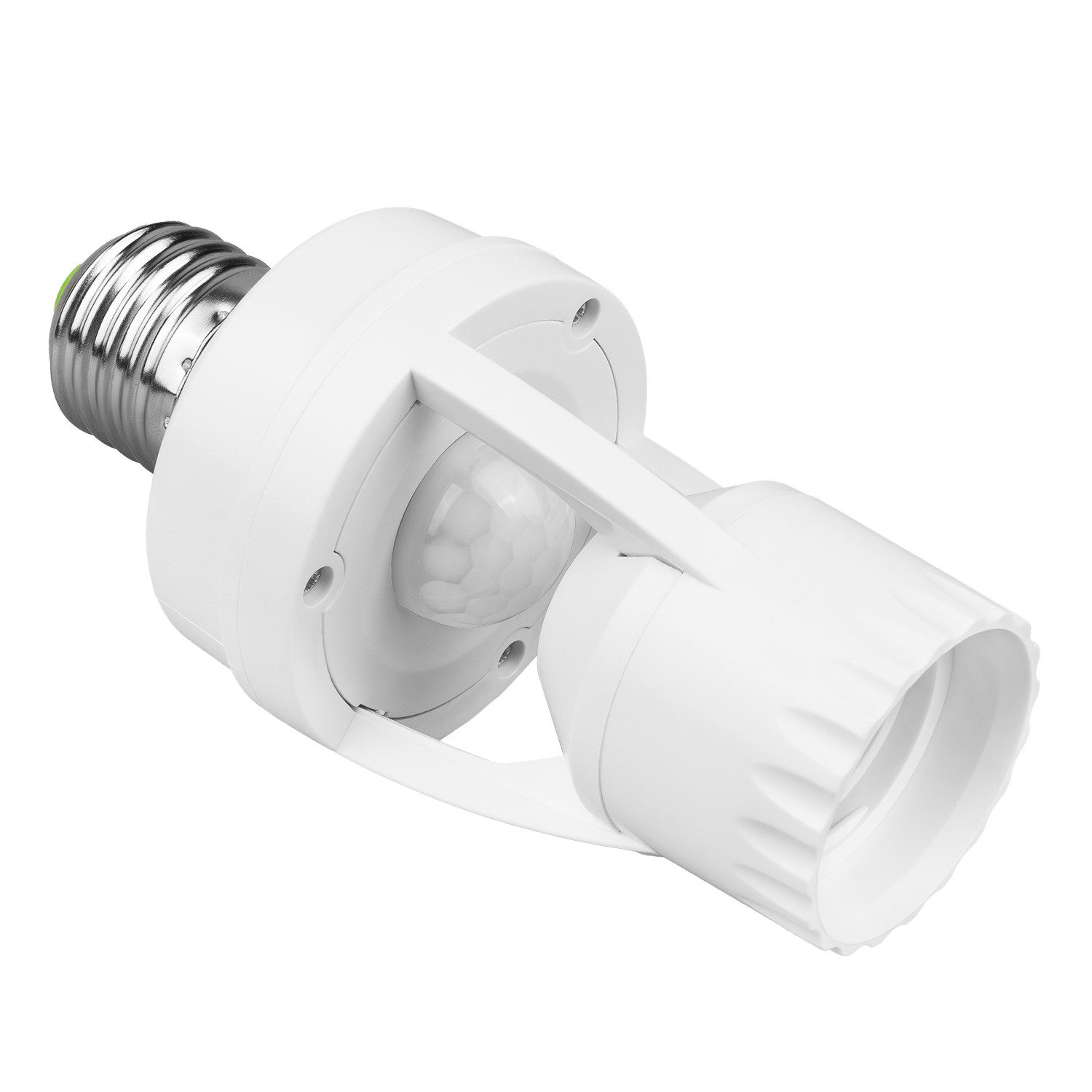 Maclean Lampenfassung MCE24 Lampenfassung E27 mit 360° Bewegungsmelder, (1-St), Automatischer Lichtschalter bis 60W, 6m Reichweite – Bild 5 von 5